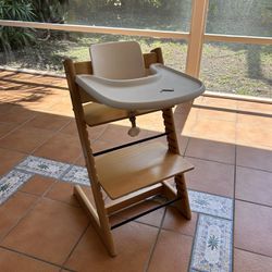 Stokke Tripp Trapp Chair + Tray + Infant Adapter