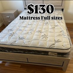 Mattress Full Sizes $130