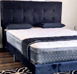 BRAND NEW QUEEN AND KING BED WITH MATTRESS AND FREE DELIVERY PAY ON ARRIVAL