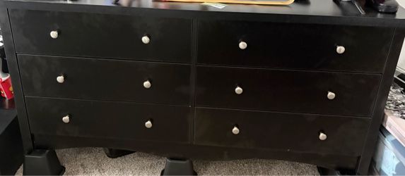 Black dresser