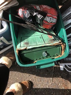 Old Coleman gas camp stove