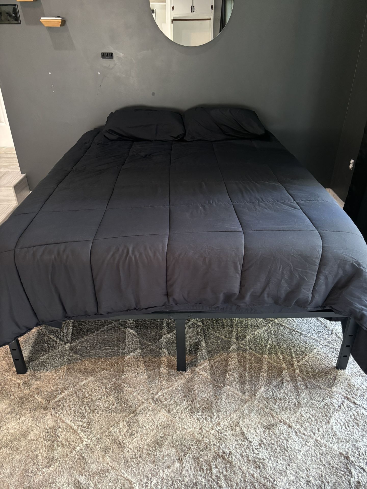 FREE Queen BED FRAME AND MATTRESS