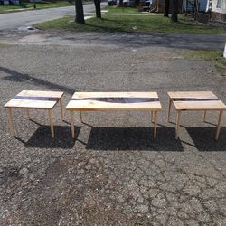 Coffee Bean Coffee Table (set Of 3)