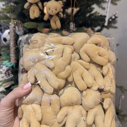 24 Pcs Bears Little Soft Plush Teddy Bear Light Brown 4.7in Each Set 