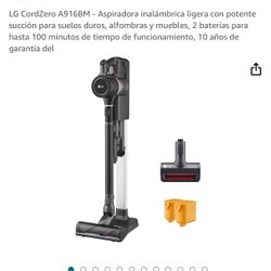  A yum LG Cord Zero Nueva Recargable !!