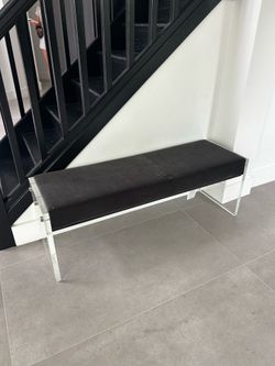 Black bench