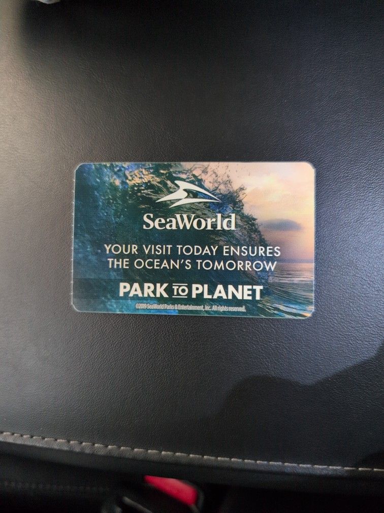 SeaWorld ticket