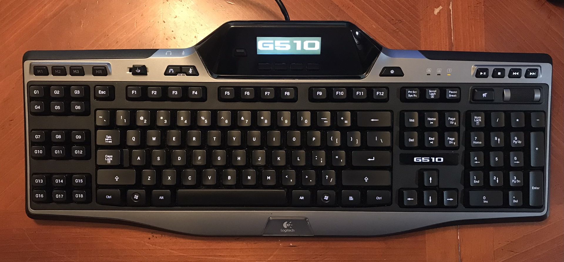 Logitech G510 gaming keyboard (wired)