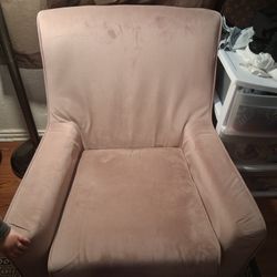 Light Peach Pink Velvet Couches