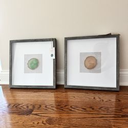 Agate Shadow Box Framed Wall Art – Set of 2