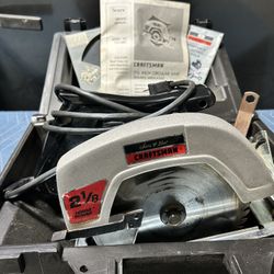 Vintage Sears Craftsman 7-1/2” Circular Saw, with Hard Case  $50 O.B.O