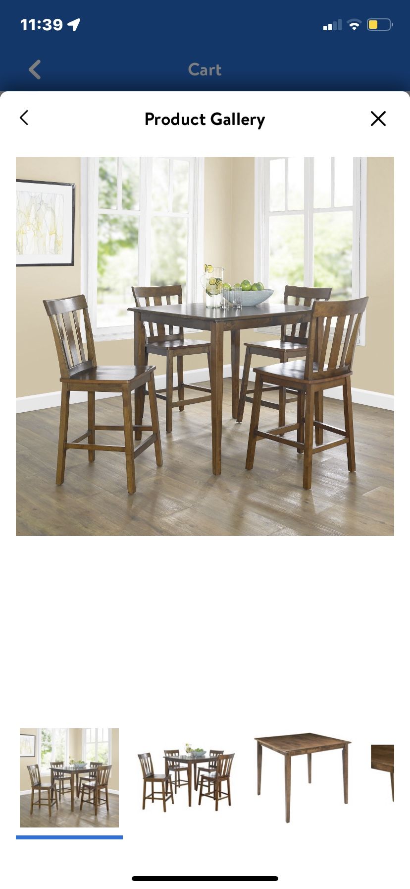 Dining Table Chair Set 5 Pieces