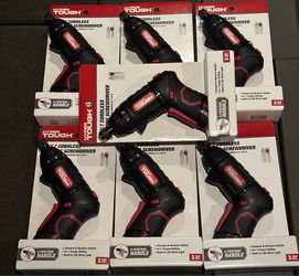 Hyper Tough 4-Volt Max Lithium-Ion Cordless Rotating Screwdriver with Charger All 7 For $60