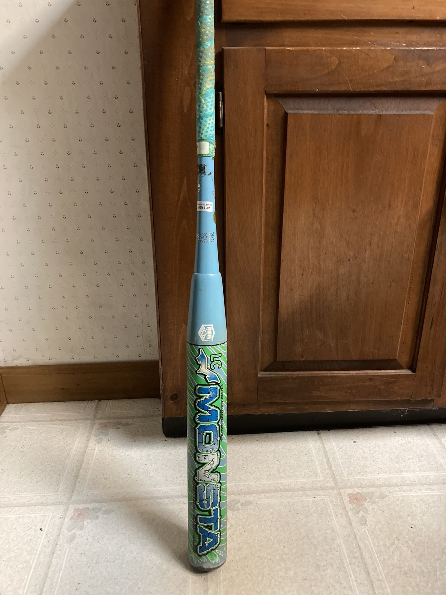 Very Rare 2014 Monsta Lc 27oz. ASA Softball Bat