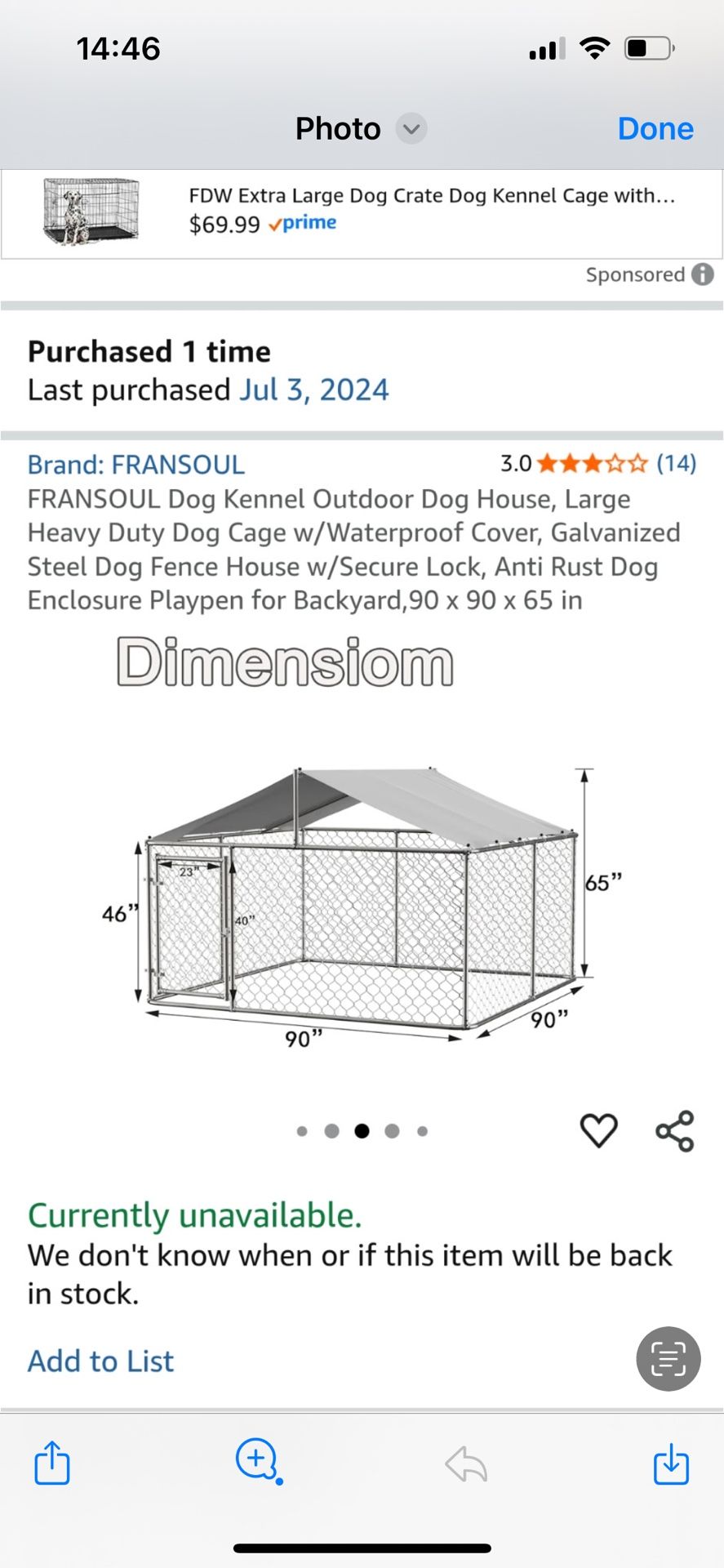 Outdoor Dog Kennel