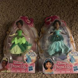 Disney Princess dolls. Royal clips. New. 2