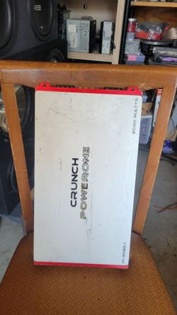 2000 watts crunch amplifier