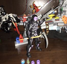Highly articulated Fortnite Skull Trooper Action Figure