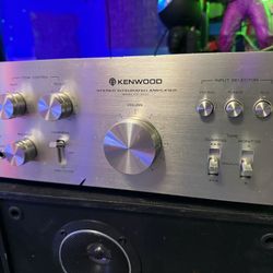 Vintage Kenwood KA-3500 Silver Face Integrated Amplifier – Classic 70s Sound – Needs Service