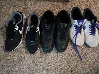 3 Pairs of Used Sneakers Bundle