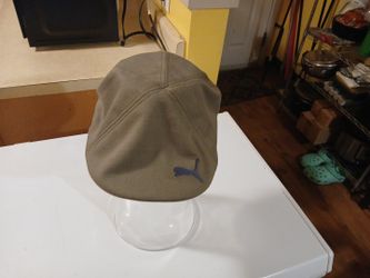 Men's Puma Cobra Golf  Drivers Cap News Boy Hat Flex Fit Size Large  XL Olive Green Brand New 