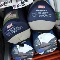 (2) Coleman Sleeping Bags