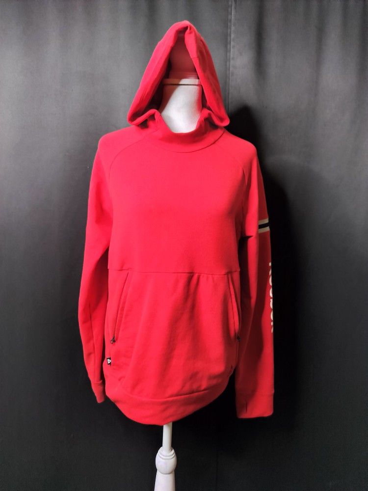 Women's Red Reebok Hooded Sweatshirt (Size L)