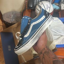 Pealized Old Skool Vans Navy Size 7.5 