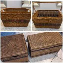 Set Of 4 Homemakers Idea Jewel Collectable Utility Baskets 