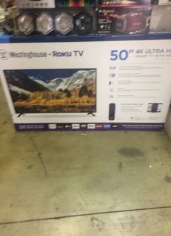 4K BIG size 50 inch smart tv new in box
