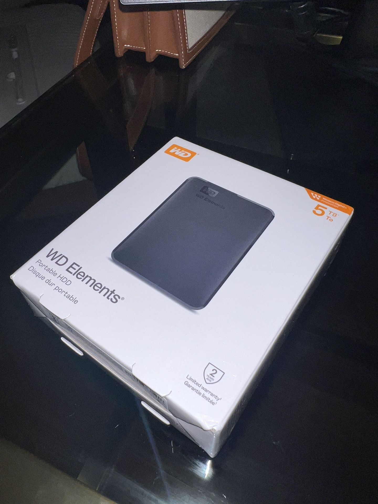 NEW WD 5TB External Hard Drive – Sealed