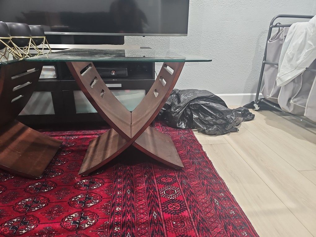 Coffee Table With End Table Set