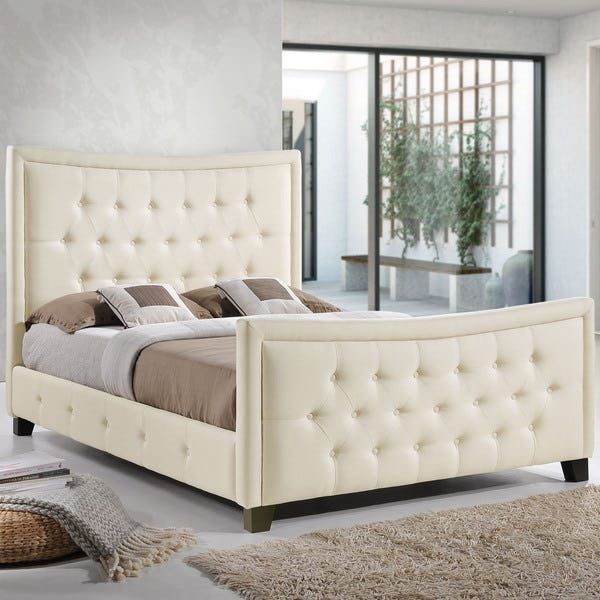 Modway Claire Bed Frame, Queen, Ivory