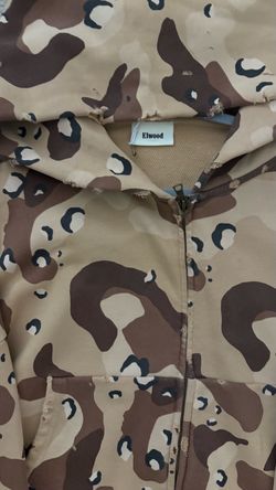 Elwood Camo Zip-Up Hoodie