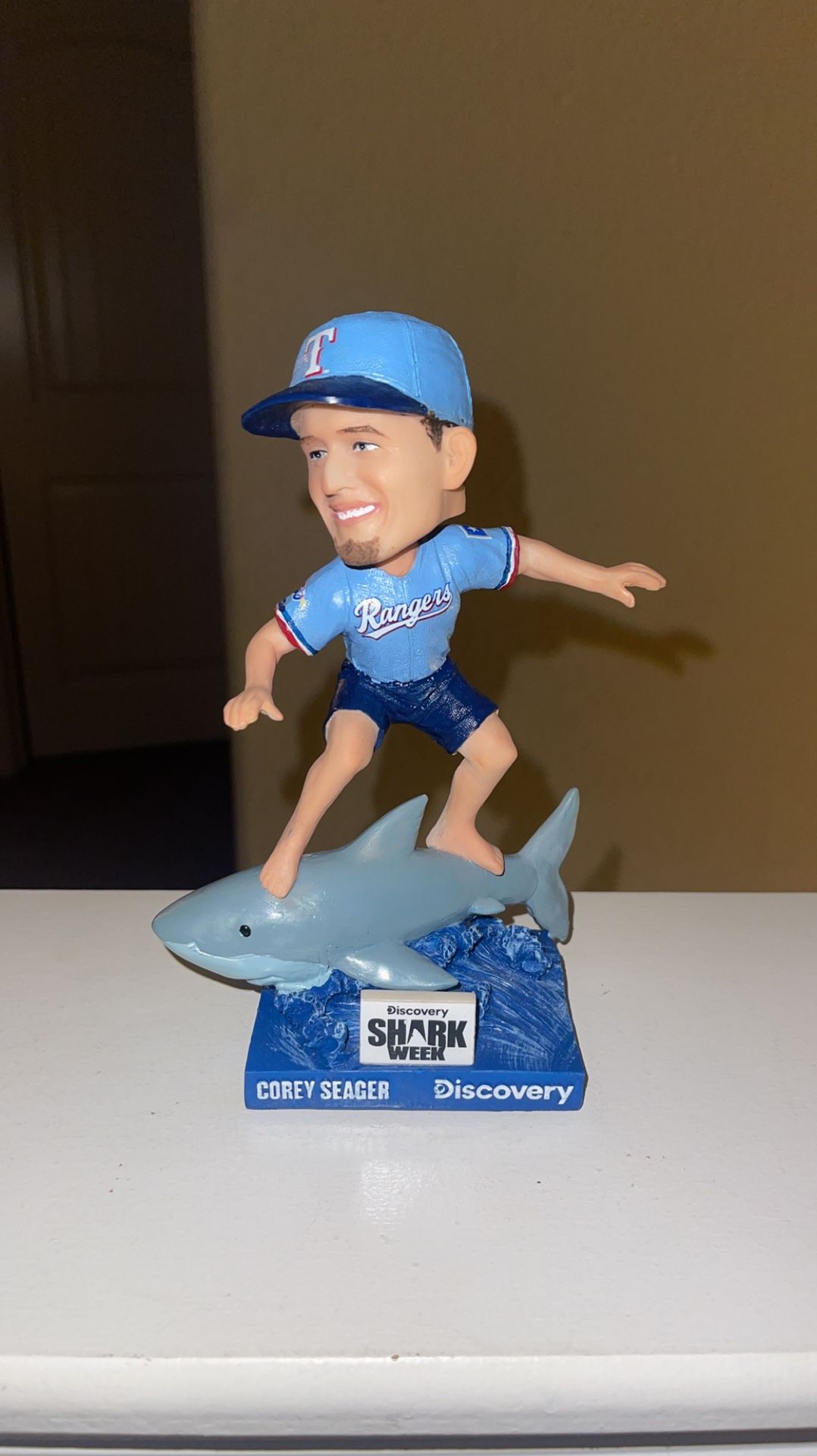 Corey Seager Shark Week Bobble head