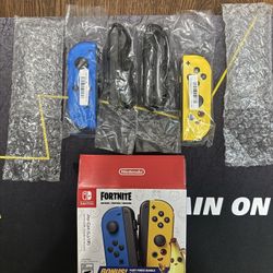 Fortnite Joy Cons Nintendo Switch Open Box (CODE REDEEMED but Joy Cons Never Used)