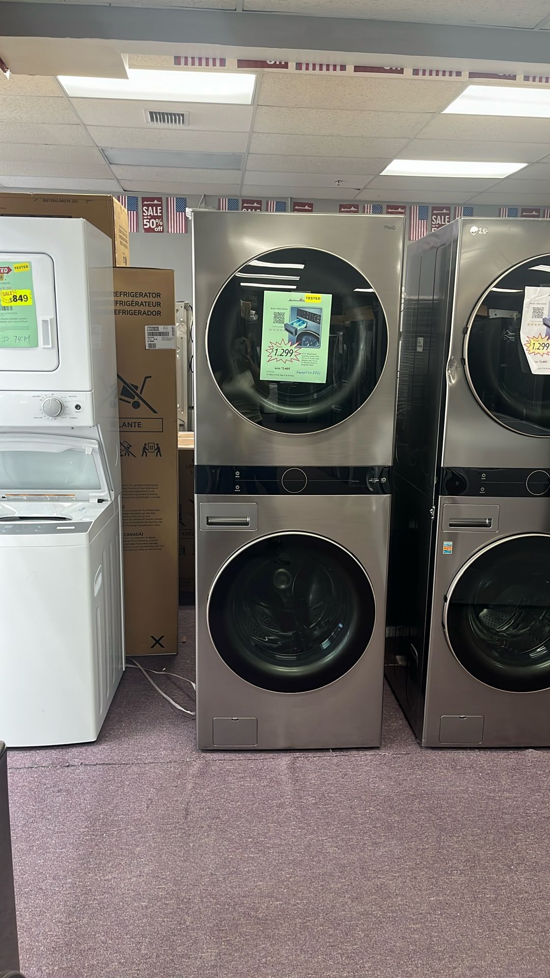 WashTower Stainless Steel 27” In New Open Box Scratch And Dents