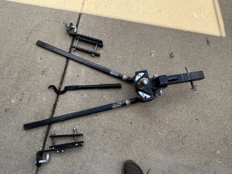 etrailer e2 6000 pound Round Bar Weight Distribution Hitch With 2-5/16 Ball