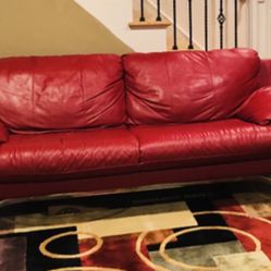 Genuine Leather Sofa / Couch-Just Reduced!