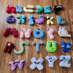 Alphabet Lore Plush - A-Z  Full 26 Letters