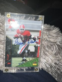 Terrell Davis Signed Card
