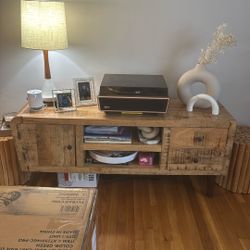 Solid Wood TV Console 