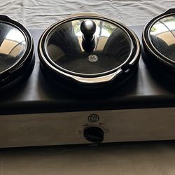 3 Crock Slow Cooker