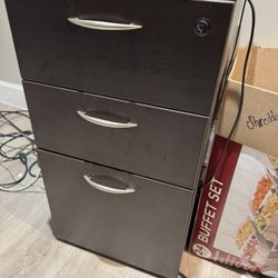 Dark Brown File cabinet 