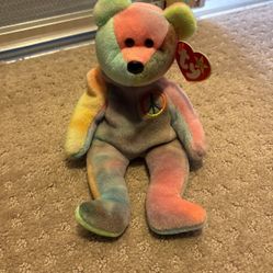 Peace Beanie Baby, Unused 