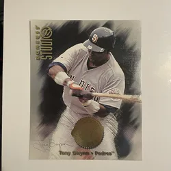 Tony Gwynn 1997 Donruss Studio Master Strokes 8x10 Canvas Card /5000 See Pics