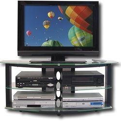 NEW TV STAND - 3 GLASS SHELVES - Great Item!!