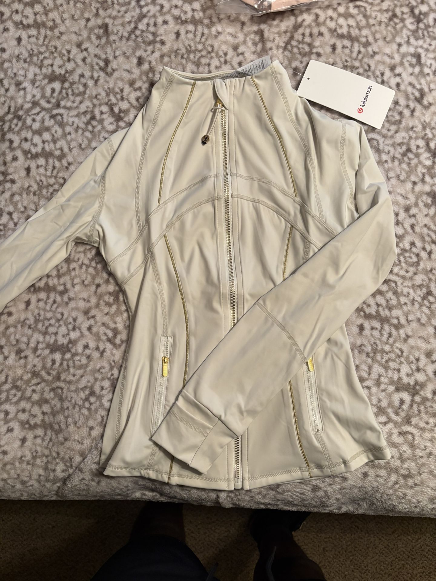 White Lululemon Define Jacket