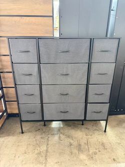 New assembled 12 Drawer Dresser Organizer Large Bedroom Organization, Clothes Storage Drawers, Closet Organizer, Tall Dresser for Living Room, Office,