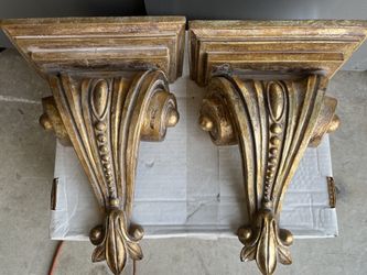 Antique Wall Shelf Sconces By Bombay Co.